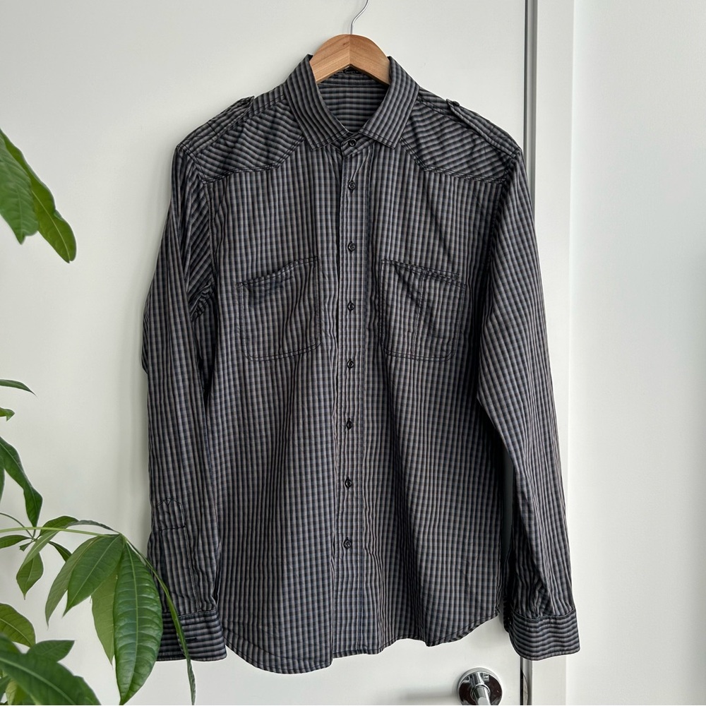 Egyptian cotton Designer tailored shirt Size XL